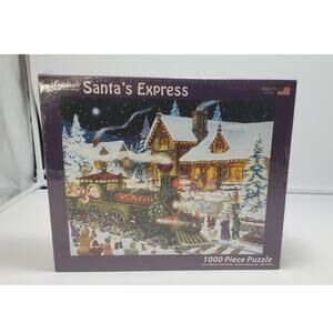 Vermont Christmas Company Santa's Express 1000 Piece Puzzle New Randy Wollenmann